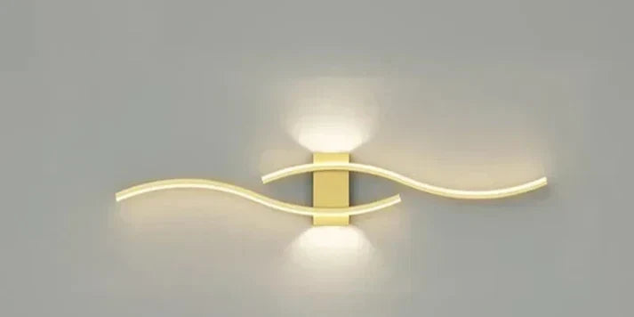 Slim LED Wall Lamp with Soft Warm Lighting