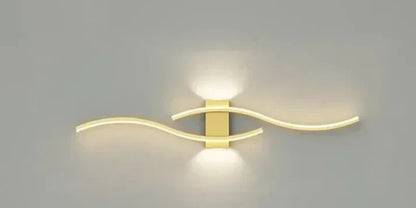 Slim LED Wall Lamp with Soft Warm Lighting