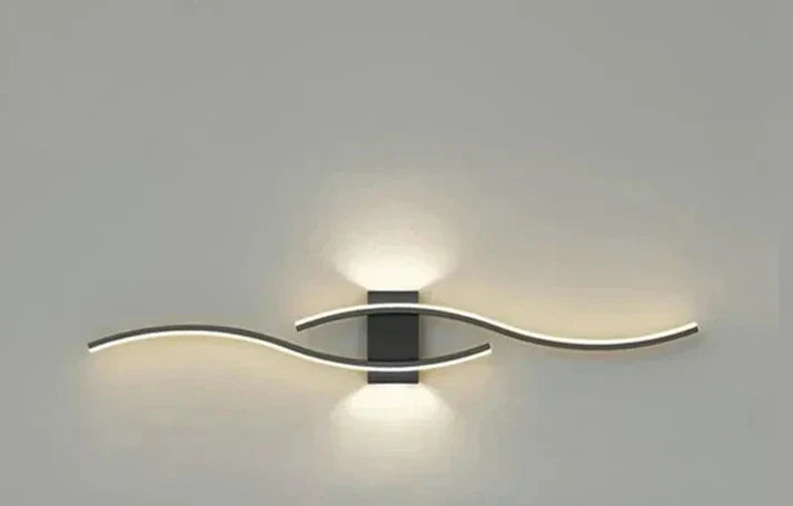Slim LED Wall Lamp with Soft Warm Lighting