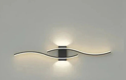 Slim LED Wall Lamp with Soft Warm Lighting