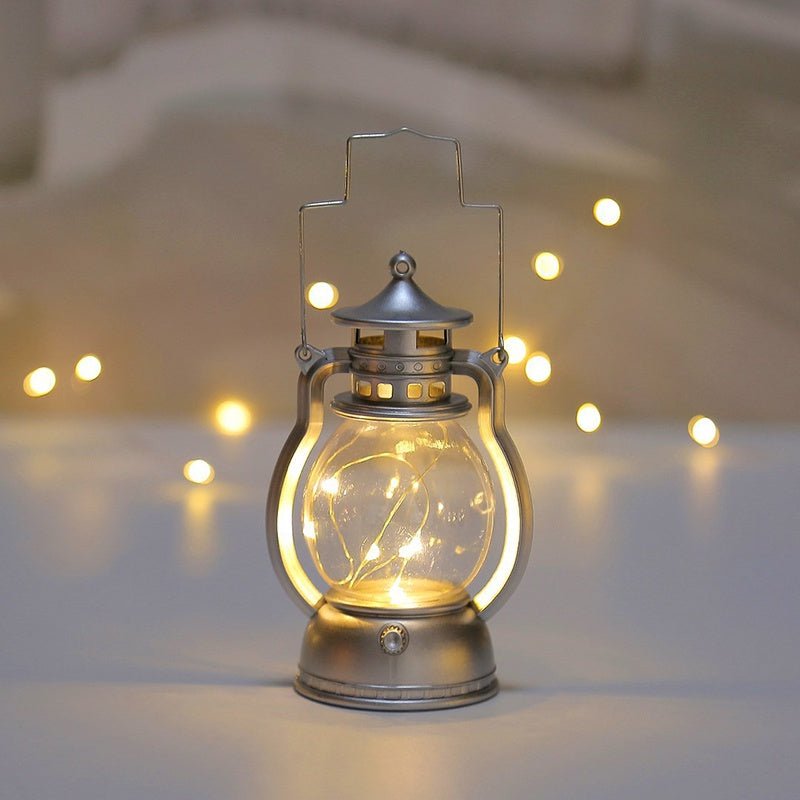 Vintage Hanging Lantern Warm Glow Lighting
