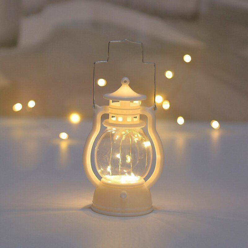 Vintage Hanging Lantern Warm Glow Lighting