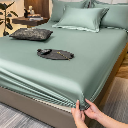 Soft Cotton Fitted Sheet with Elastic All Around