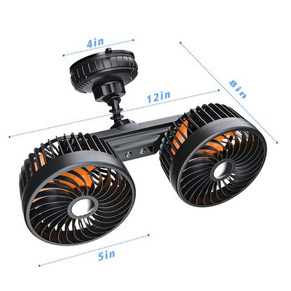 Portable Car Air Cooler Fan with Rechargeable Battery - Befez