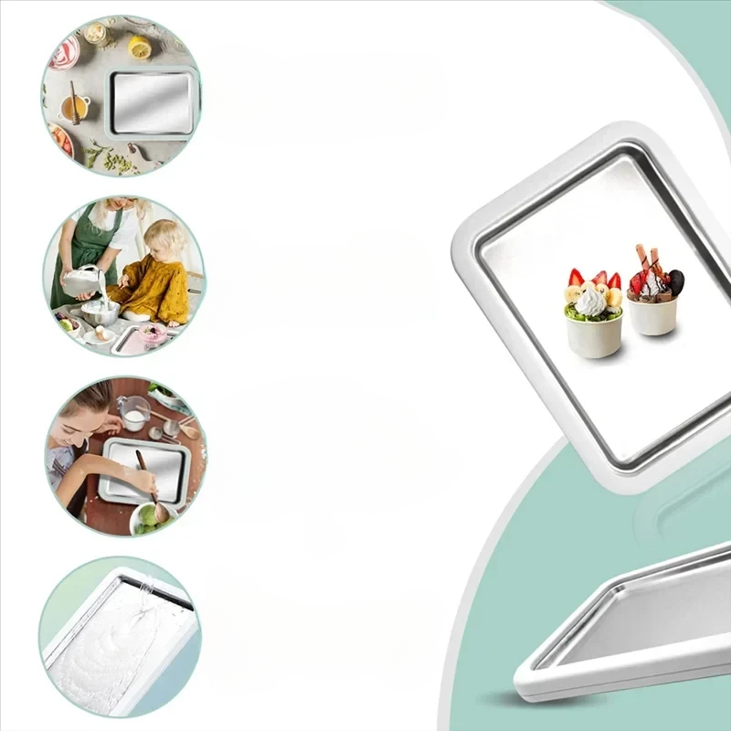 Premium Metal Ice Cream Roller Machine for Home Use