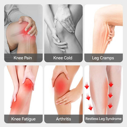Wireless Knee Massager With Heat Therapy For Sore Muscles