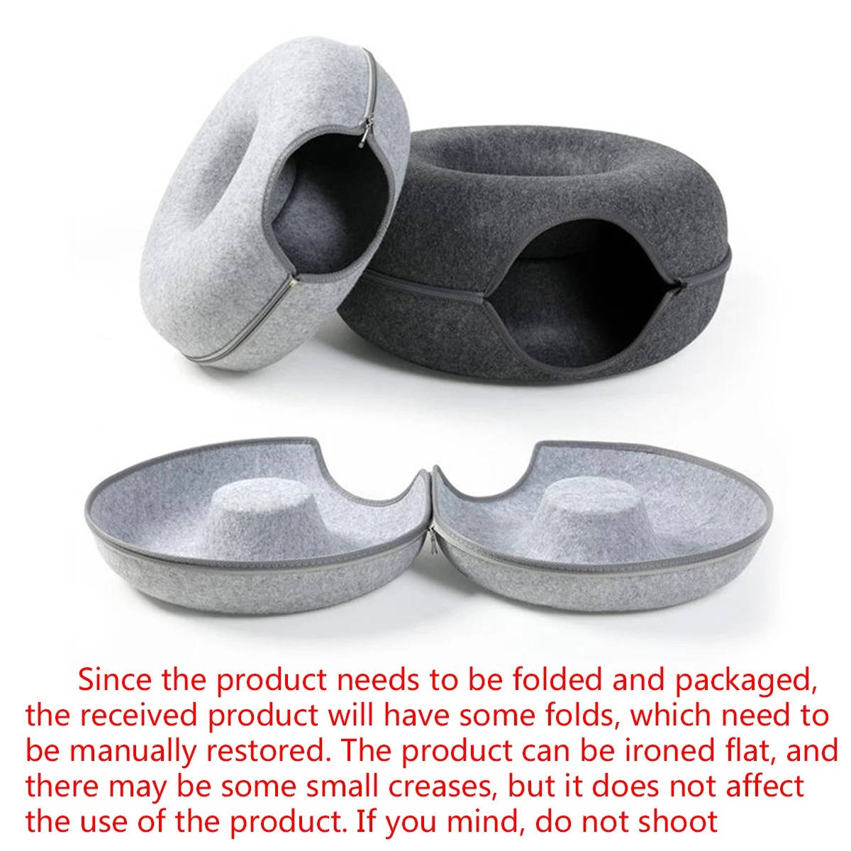 Comfy Round Cat Bed