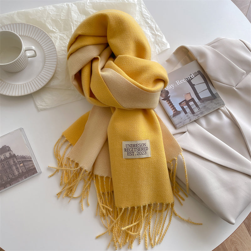 Soft Reversible Pashmina Scarf Wrap