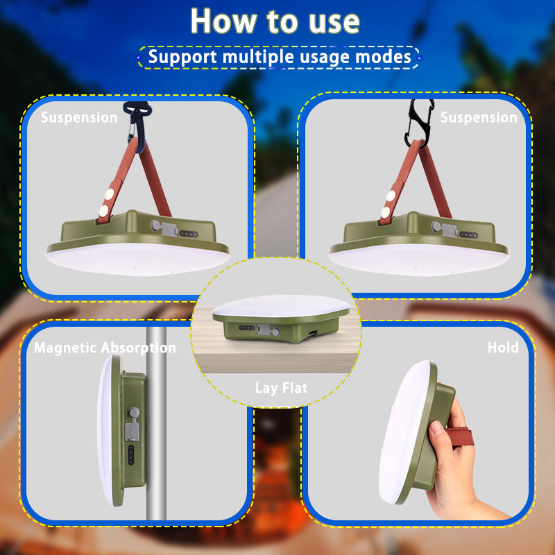 Portable Magnetic LED Camping Light