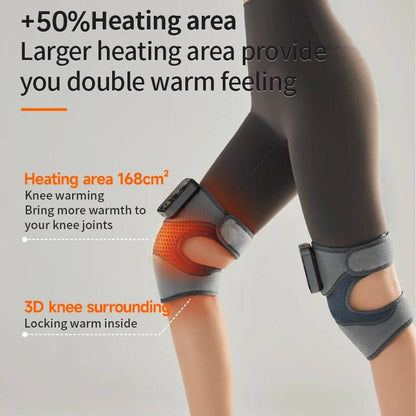 Wireless Knee Massager With Heat Therapy For Sore Muscles