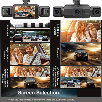 Dual Camera Car Dashboard Recorder With Night Vision