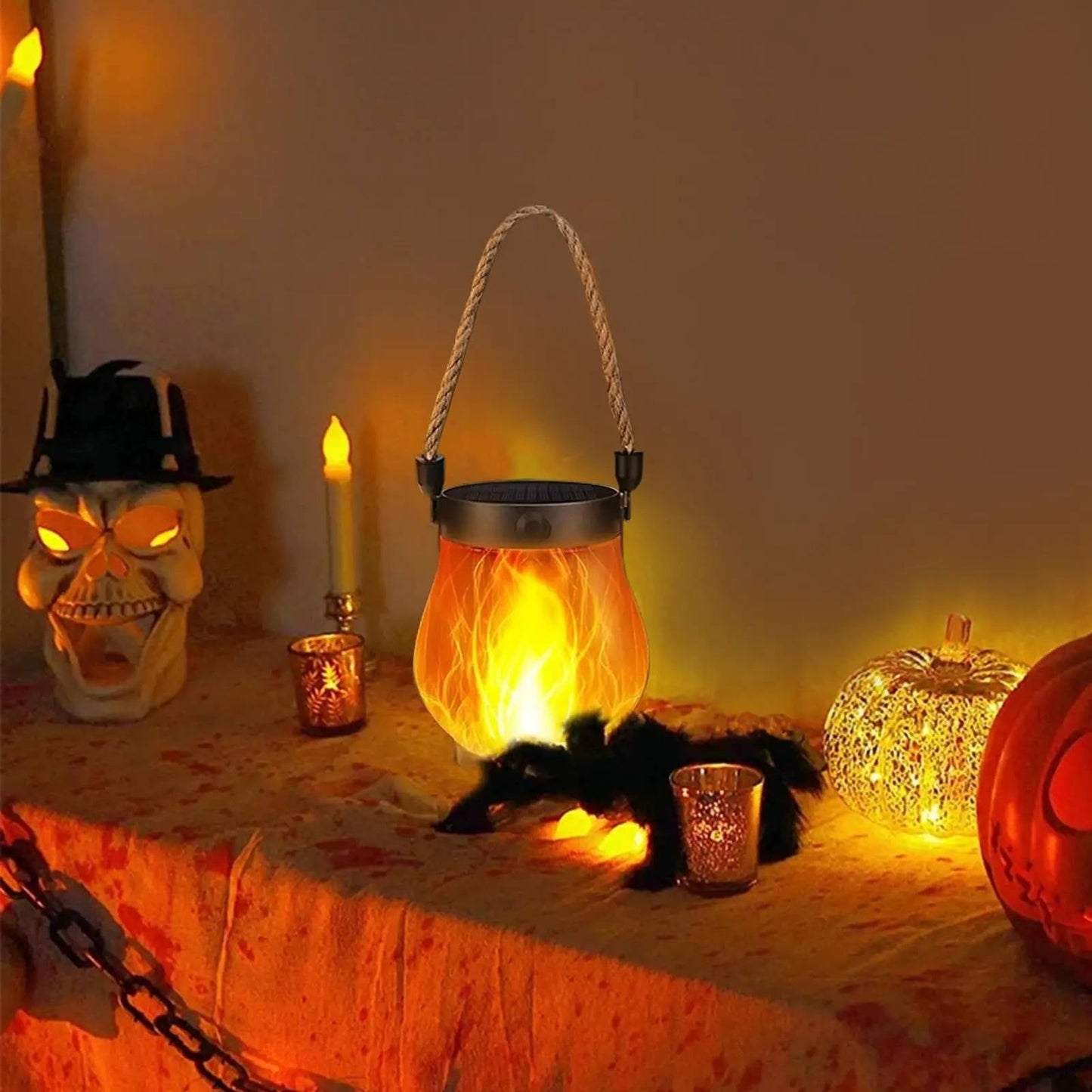 Warm Outdoor Patio Solar Lanterns