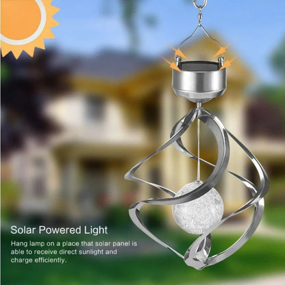 Colorful Outdoor Solar LED Light Spinner