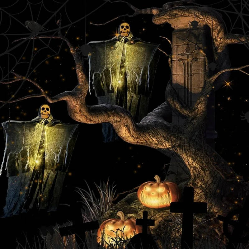 Spooky Halloween Outdoor Decorations - 2 Piece Set