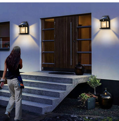 2 Pack Waterproof Outdoor Solar Lights