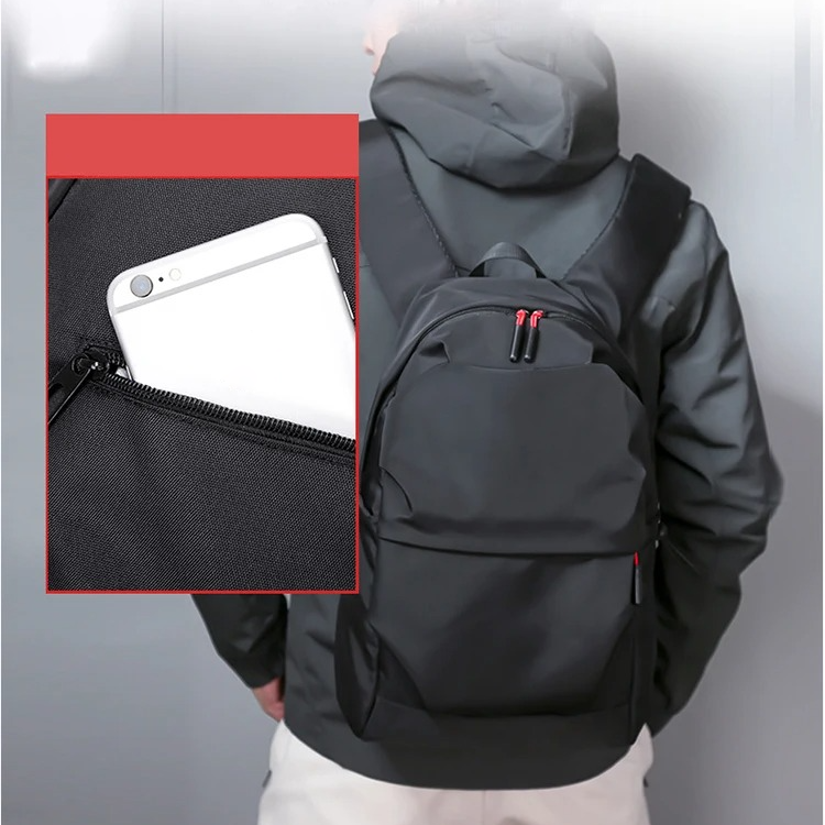 Simple Classic Black Rucksack