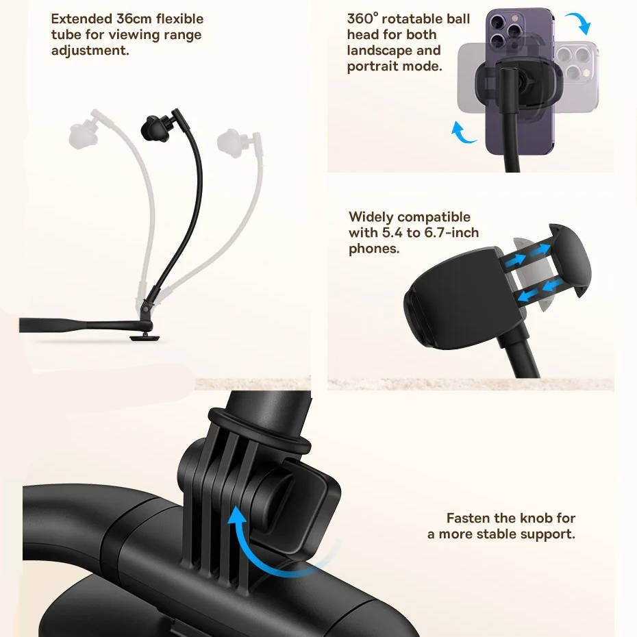 Universal Phone Stand For Bed Desk Table