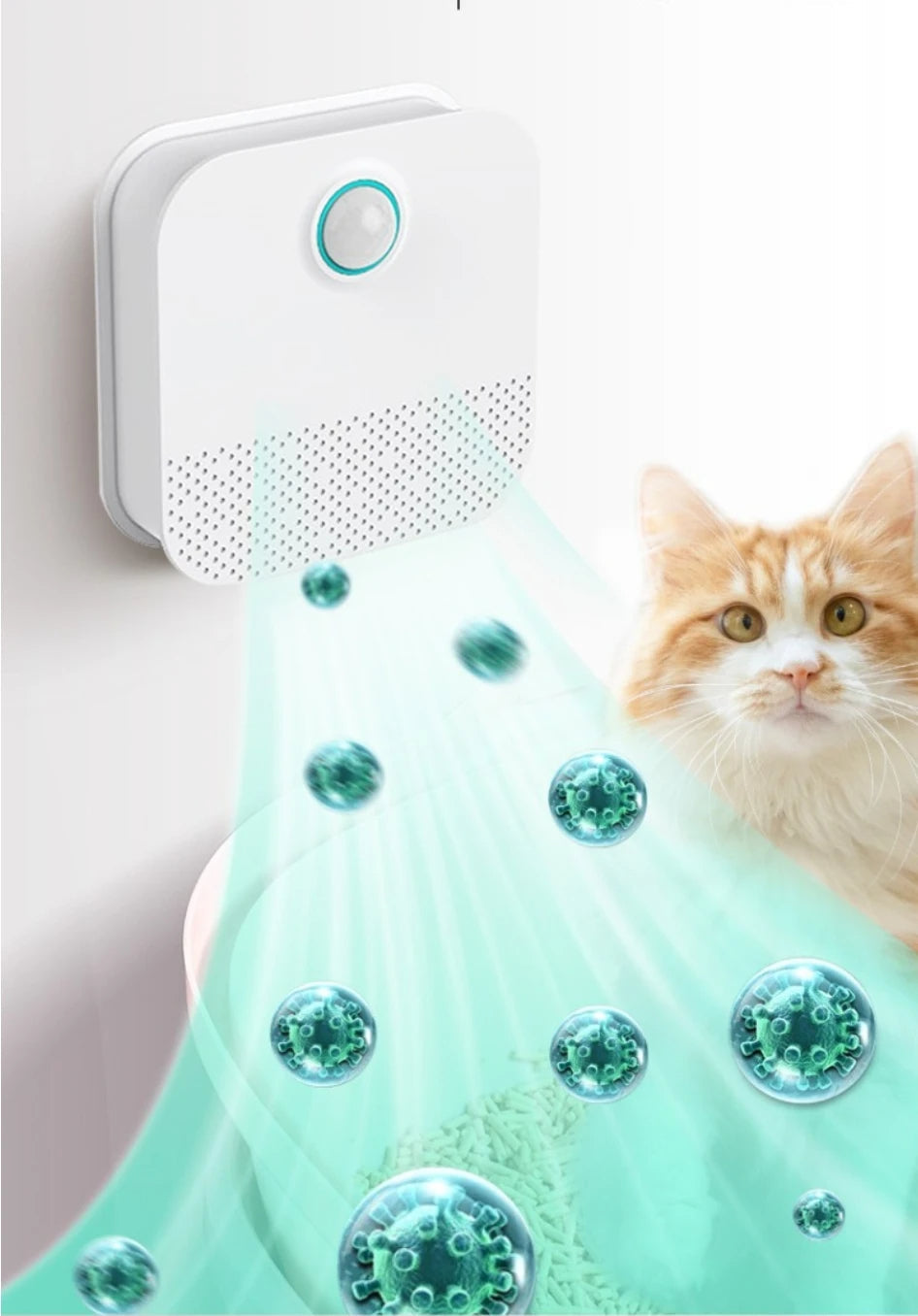 Effective Pet Air Freshener for Cat Litter Boxes - Befez