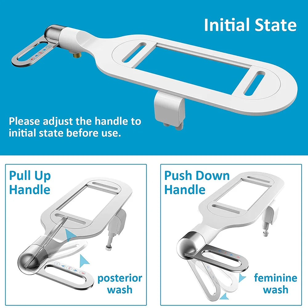 Slim Bidet Toilet Seat Attachment
