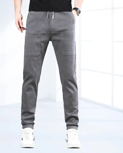 Flexible Mens Cargo Pants with Multiple Pockets