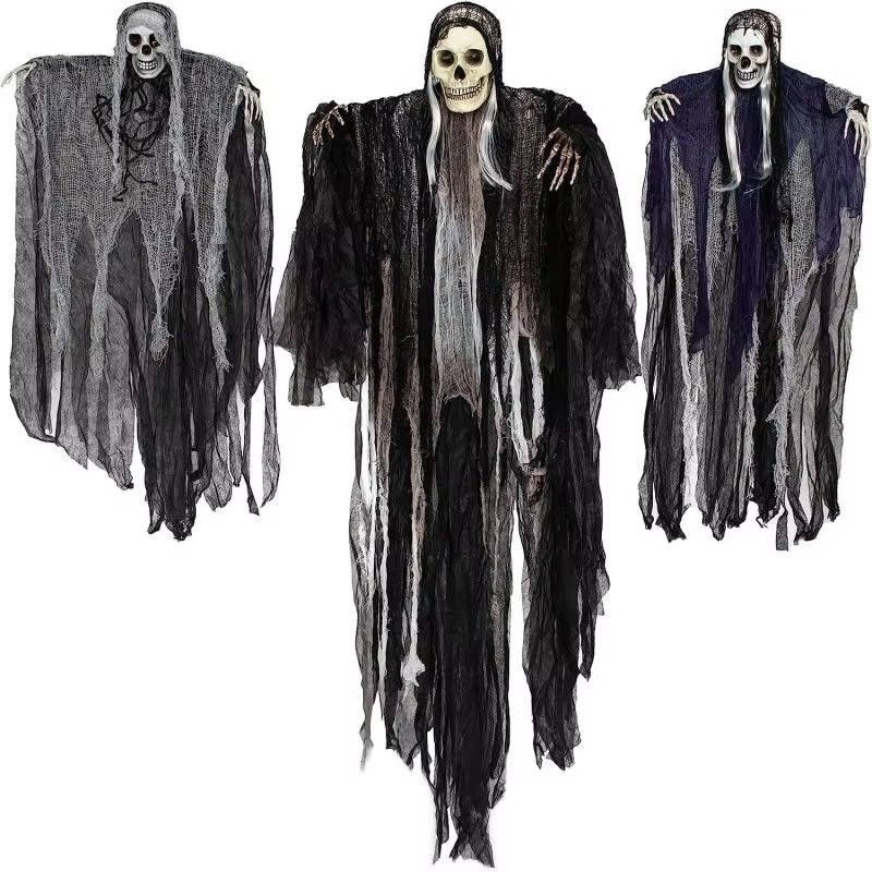 Spooky Halloween Decor Set of 3 Outdoor Indoor Props