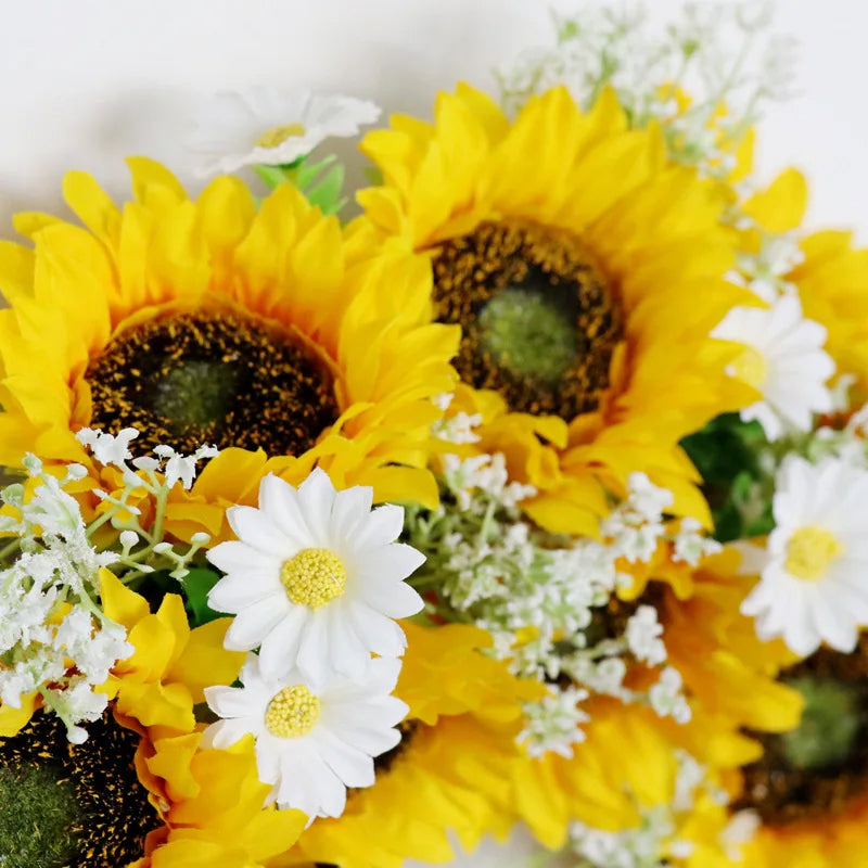 Bright Floral Circle Wreath