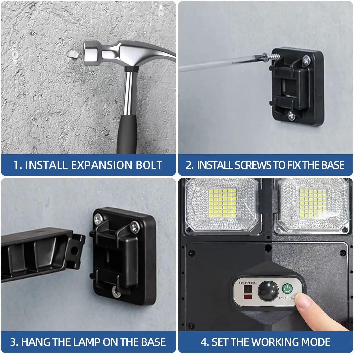 Bright Outdoor Solar Powered Lights