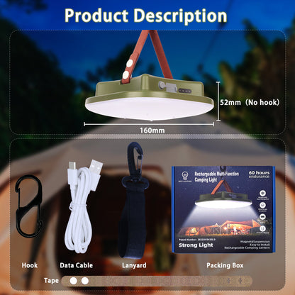 Portable Magnetic LED Camping Light