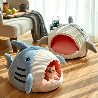 Cozy Pet Shark Hideaway Bed