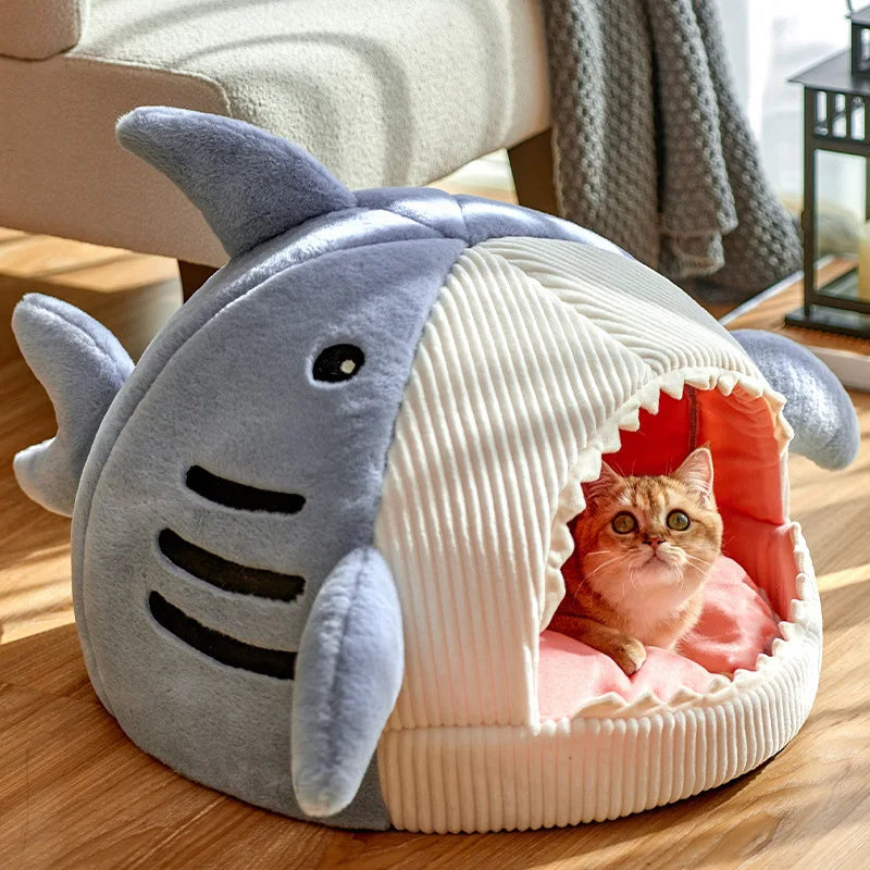 Cozy Pet Shark Hideaway Bed - Befez