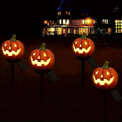 Bright LED Pumpkin Halloween Pathway Lights