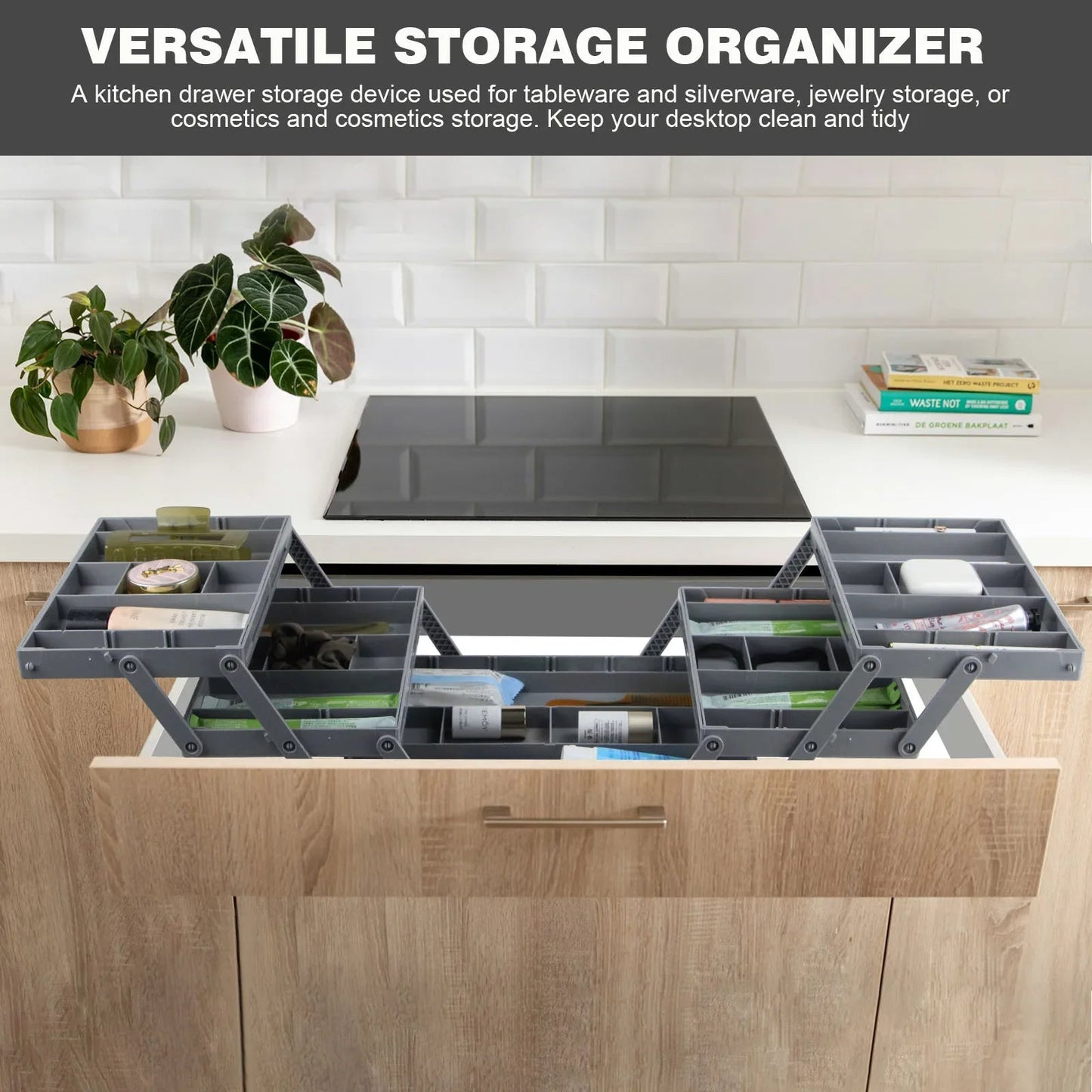 Stackable 3 Layer Storage Drawer Organizer