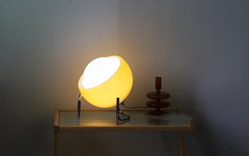 Elegant Clear Glass Desk Lamp