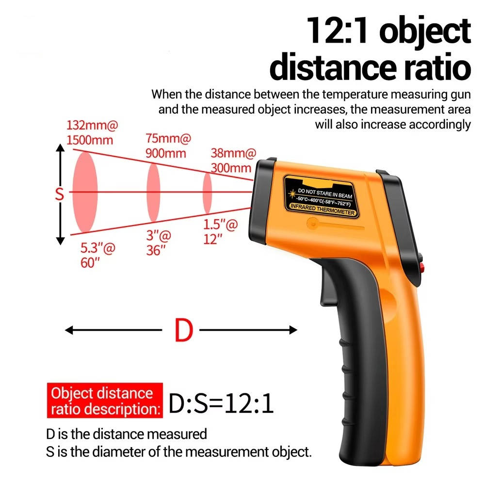 Accurate Digital Temperature Gun Scanner