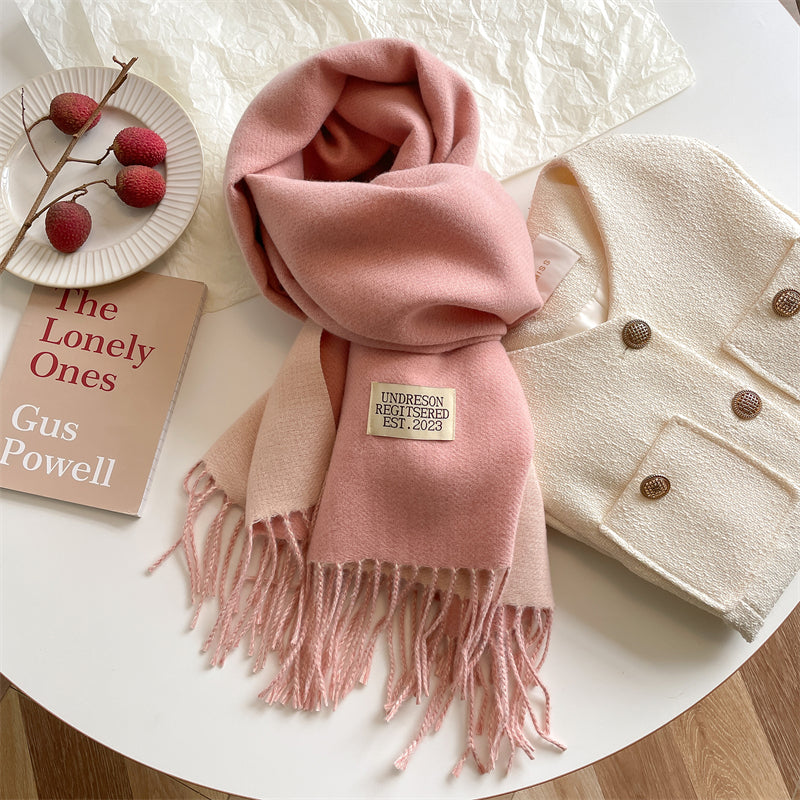Soft Reversible Pashmina Scarf Wrap