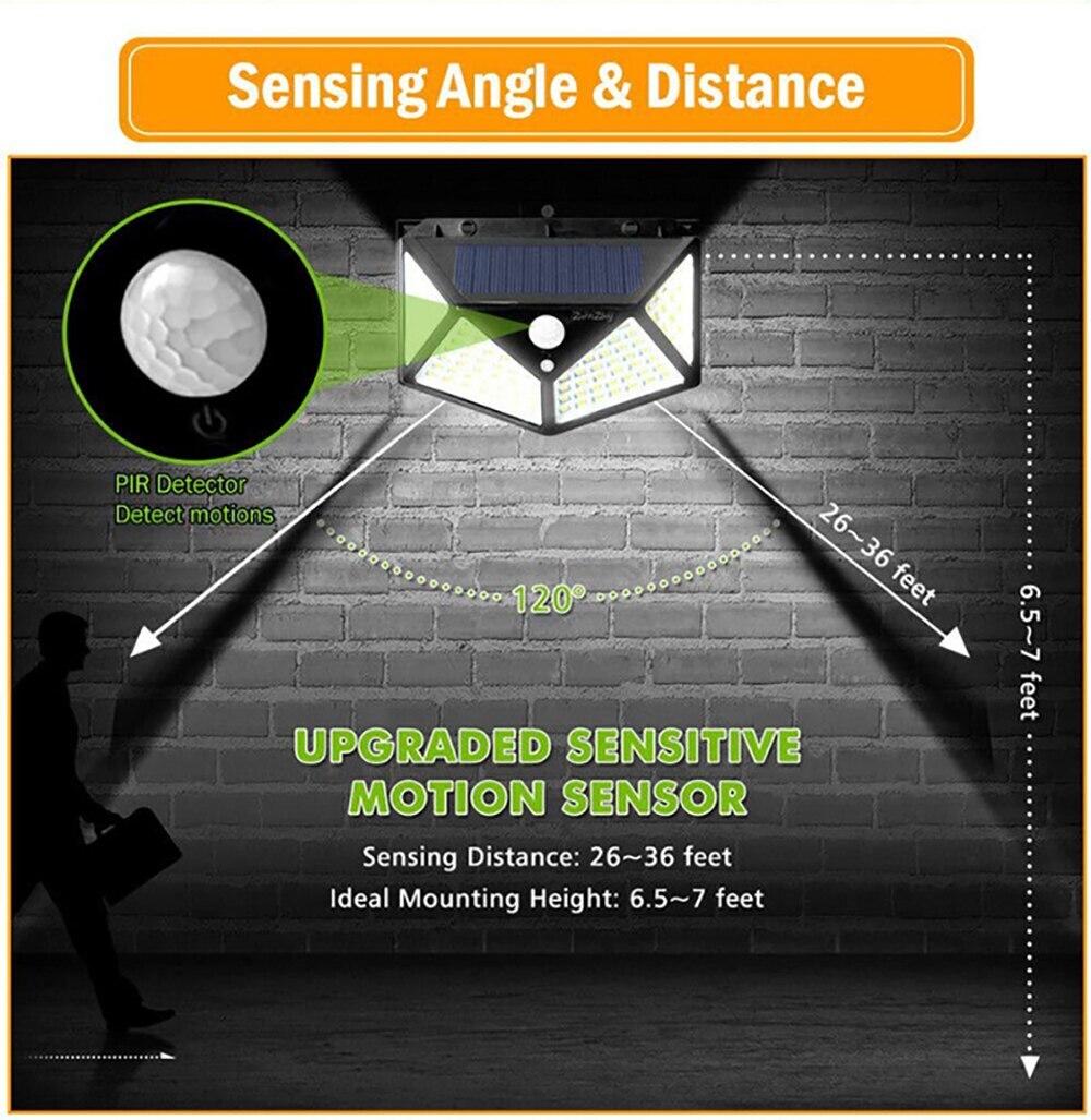 Outdoor Solar Powered Motion Light