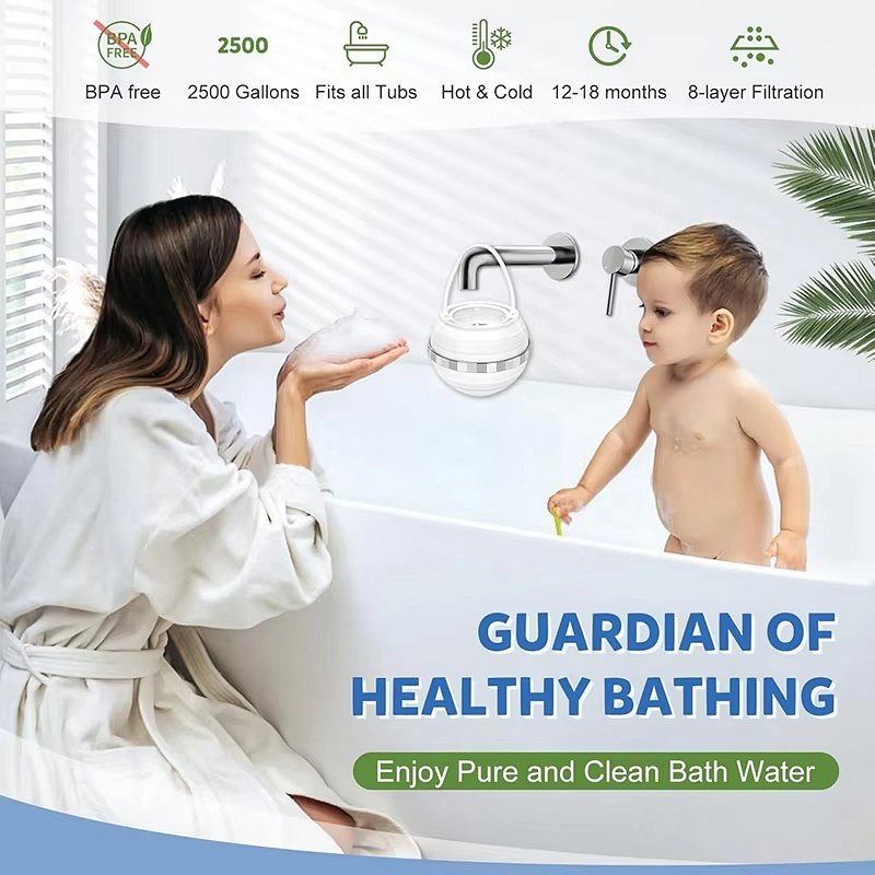 Tub Water Purifying Shower Filter