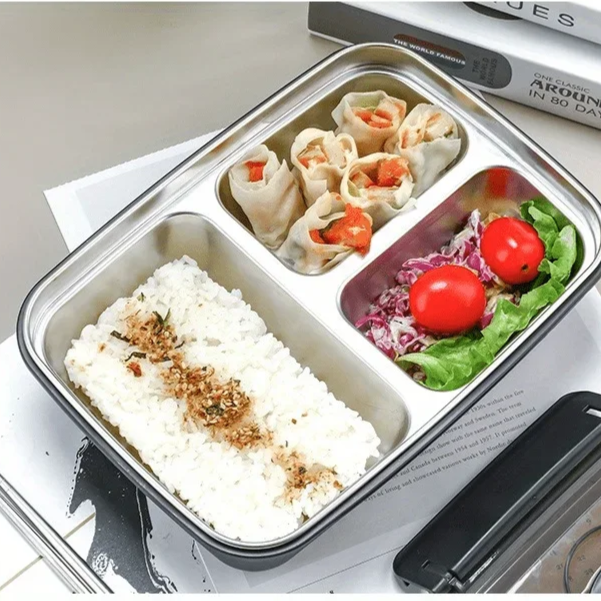 Spill-proof Stainless Steel Food Container