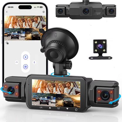 Dual Camera Car Dashboard Recorder With Night Vision - Befez