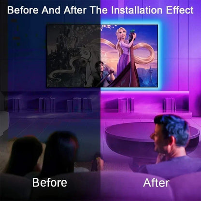 Colorful LED Light Strip for Home and TV