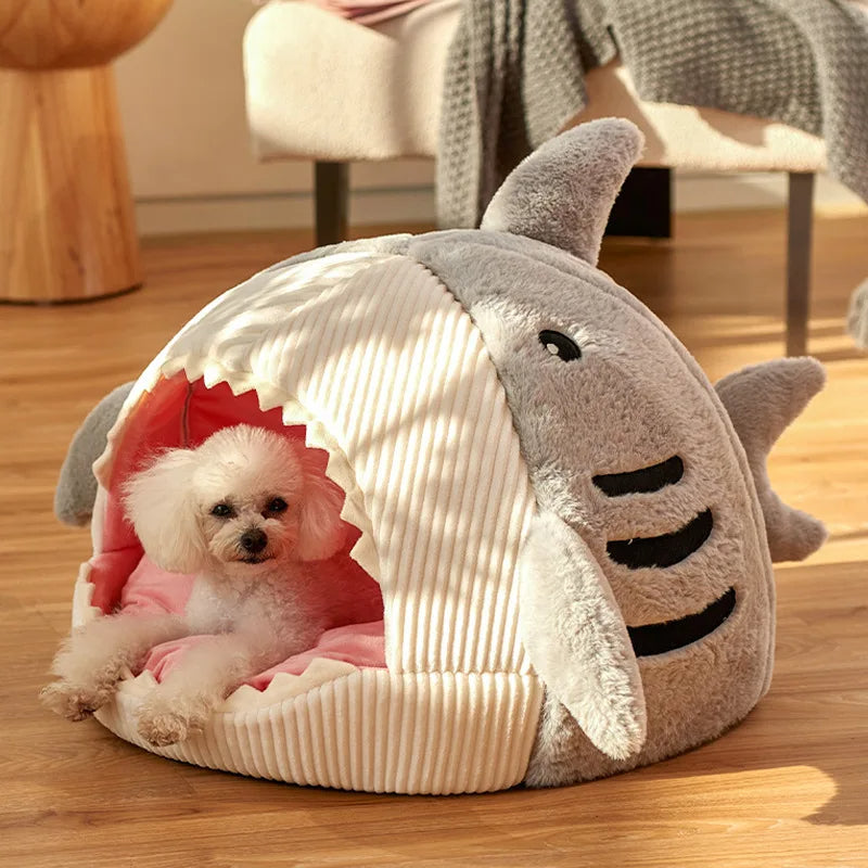 Cozy Pet Shark Hideaway Bed