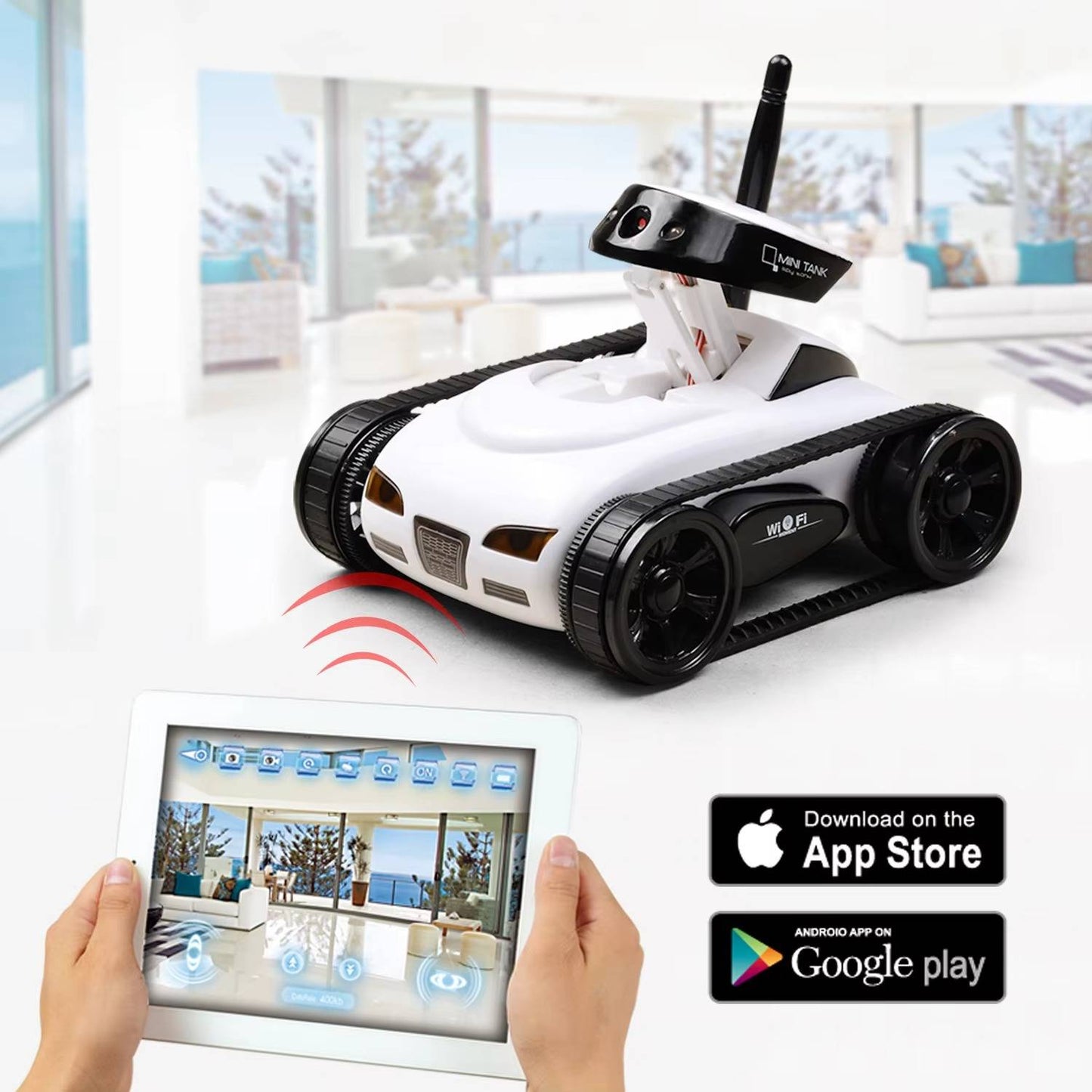 Wireless RC Car with Video Camera