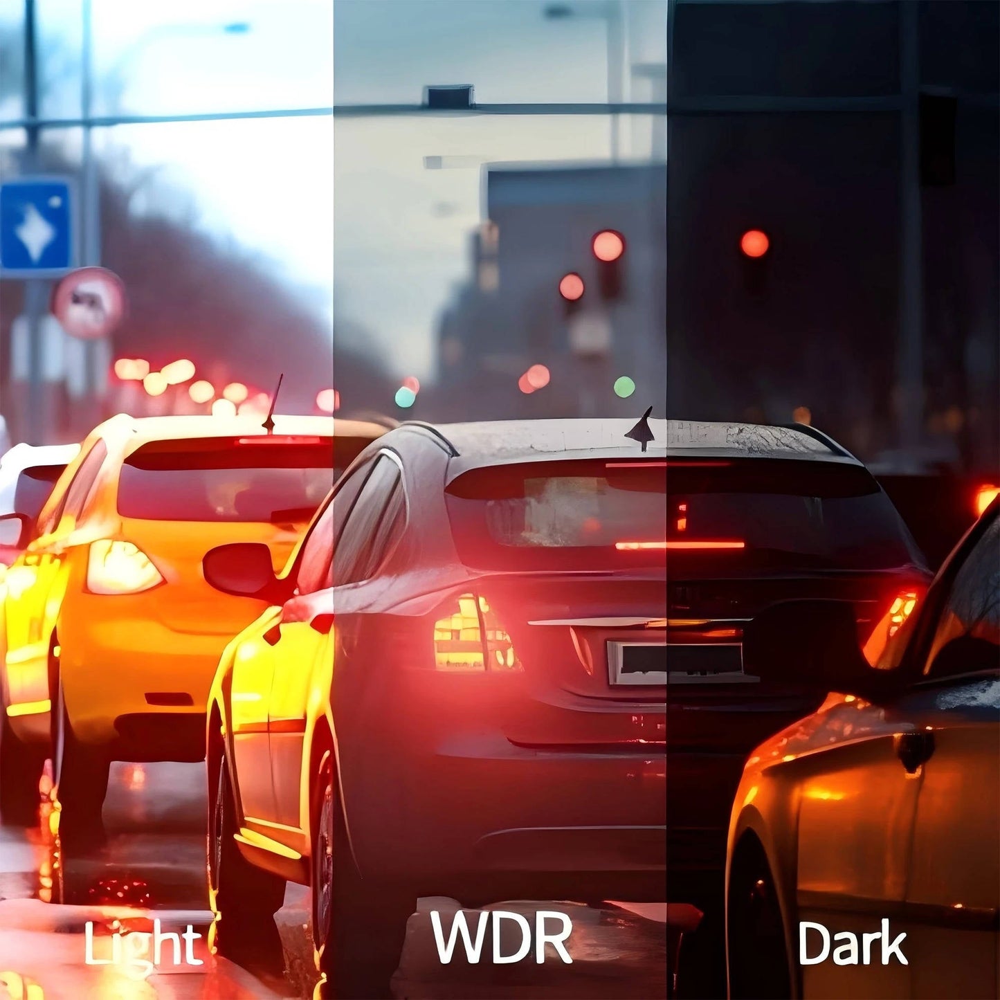Dual Camera Car Dashboard Recorder With Night Vision