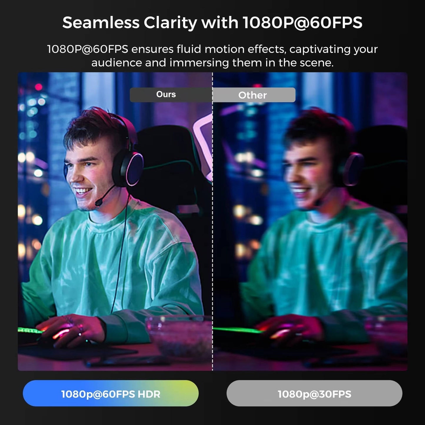 Ultra HD 4K 60fps PC Camera
