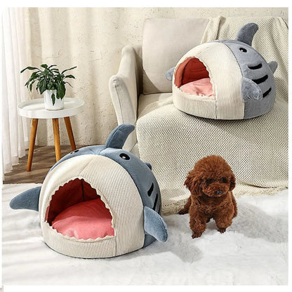 Cozy Pet Shark Hideaway Bed