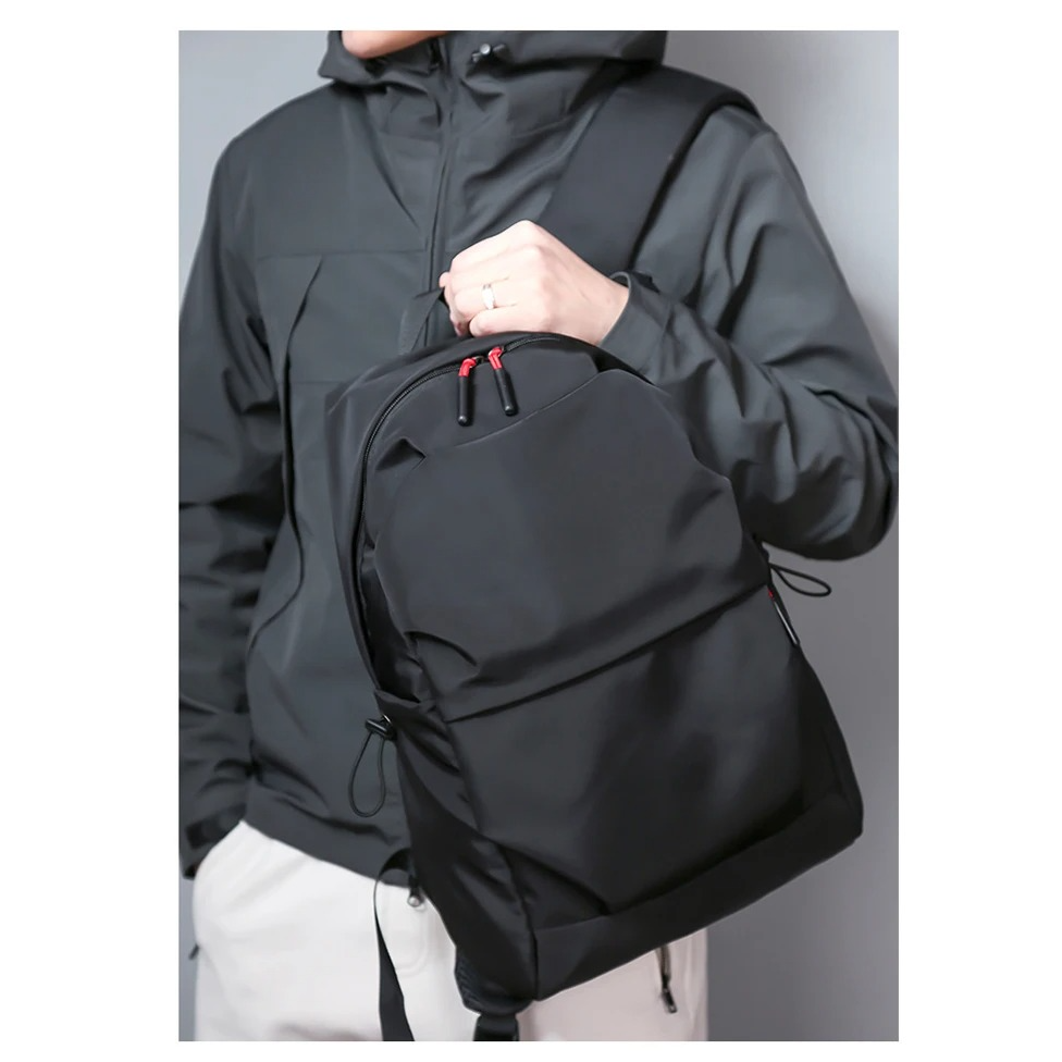 Simple Classic Black Rucksack