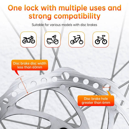 Strong Bike Disc Brake Lock