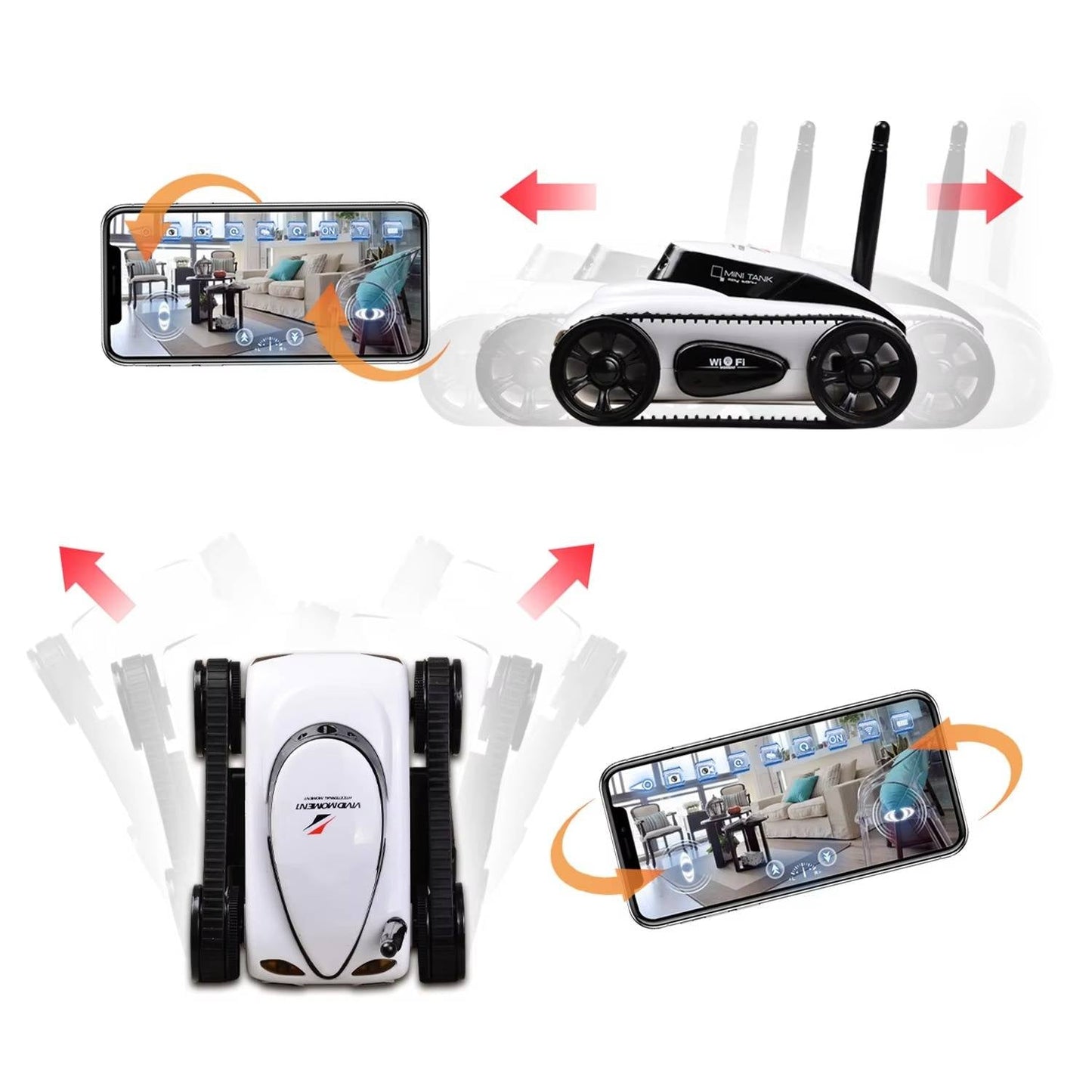 Wireless RC Car with Video Camera