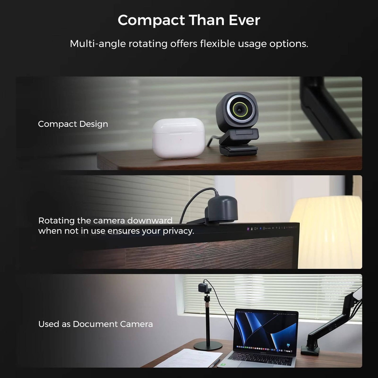 Ultra HD 4K 60fps PC Camera