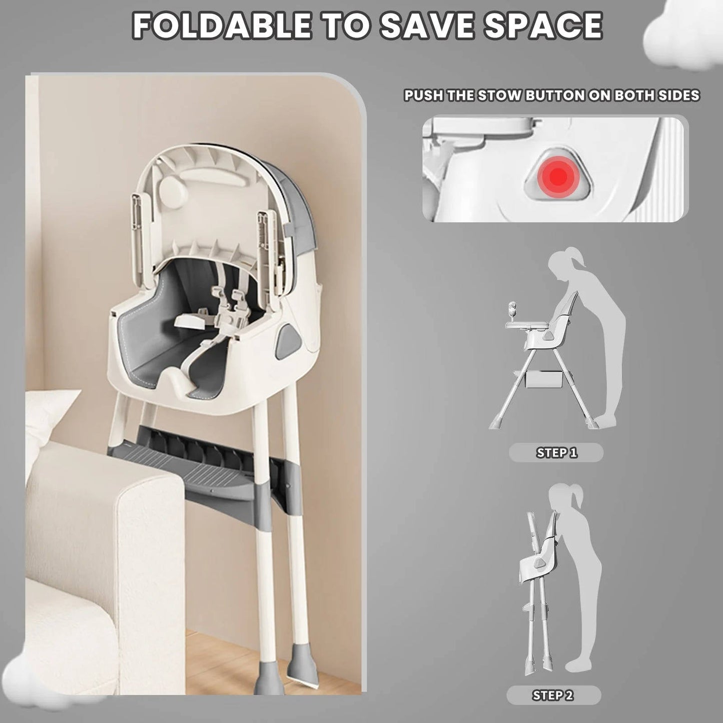 Portable Compact Infant Dining Chair